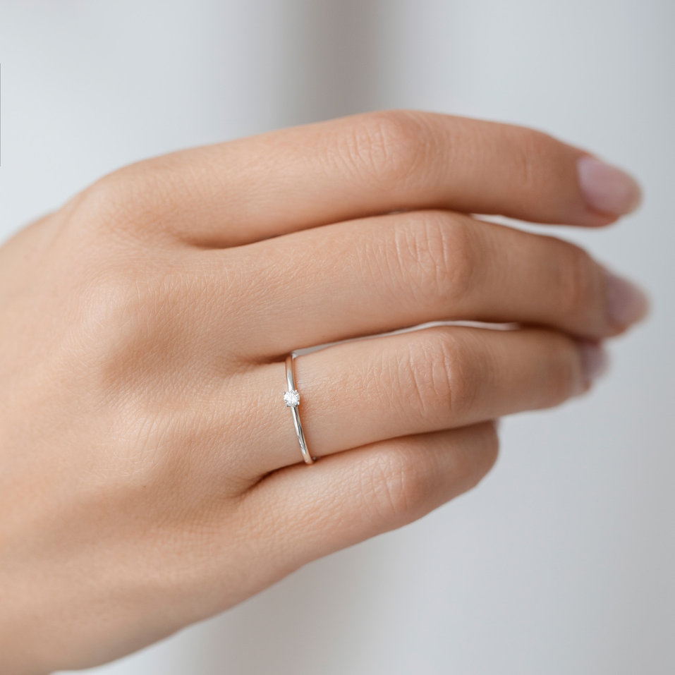 Prsteň s diamantom Space Dream