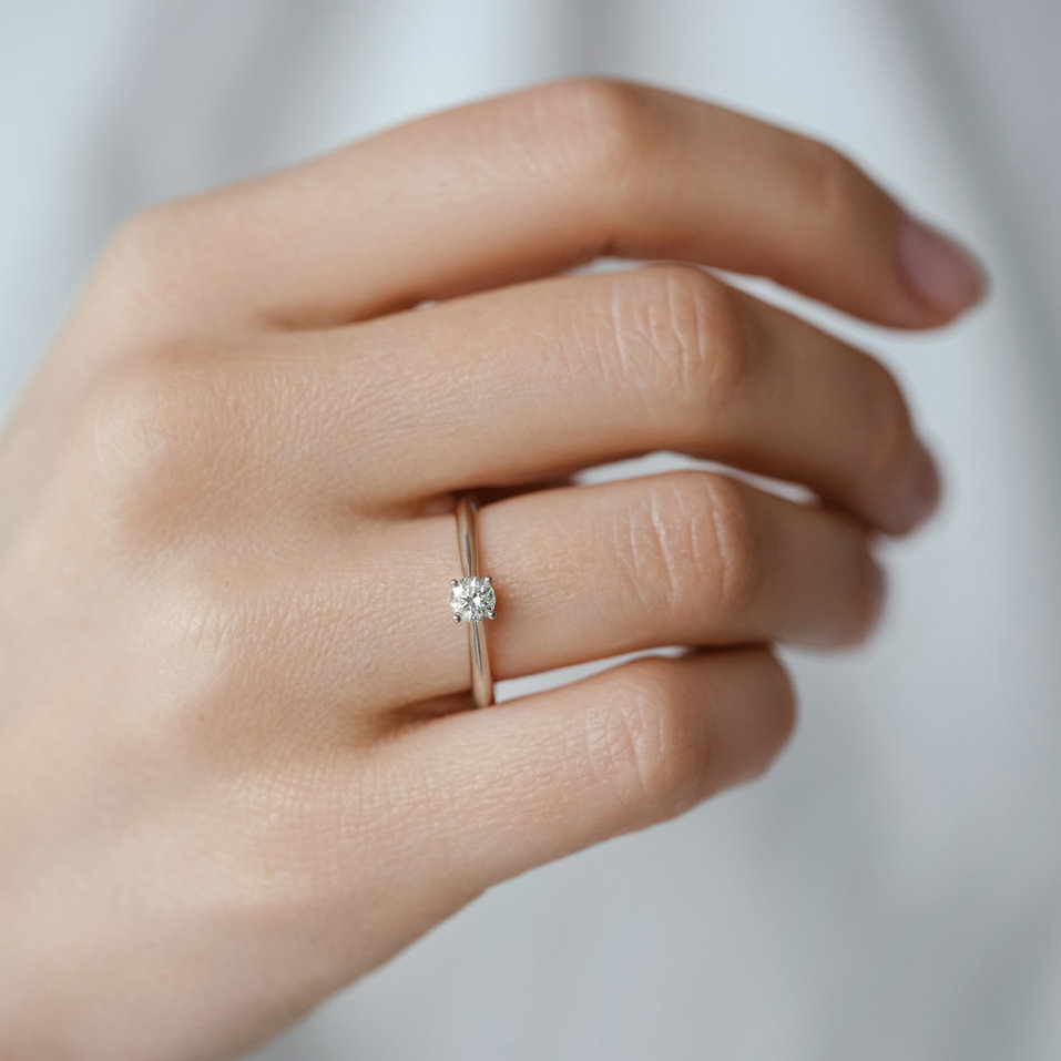 Prsteň s diamantom Divine Love