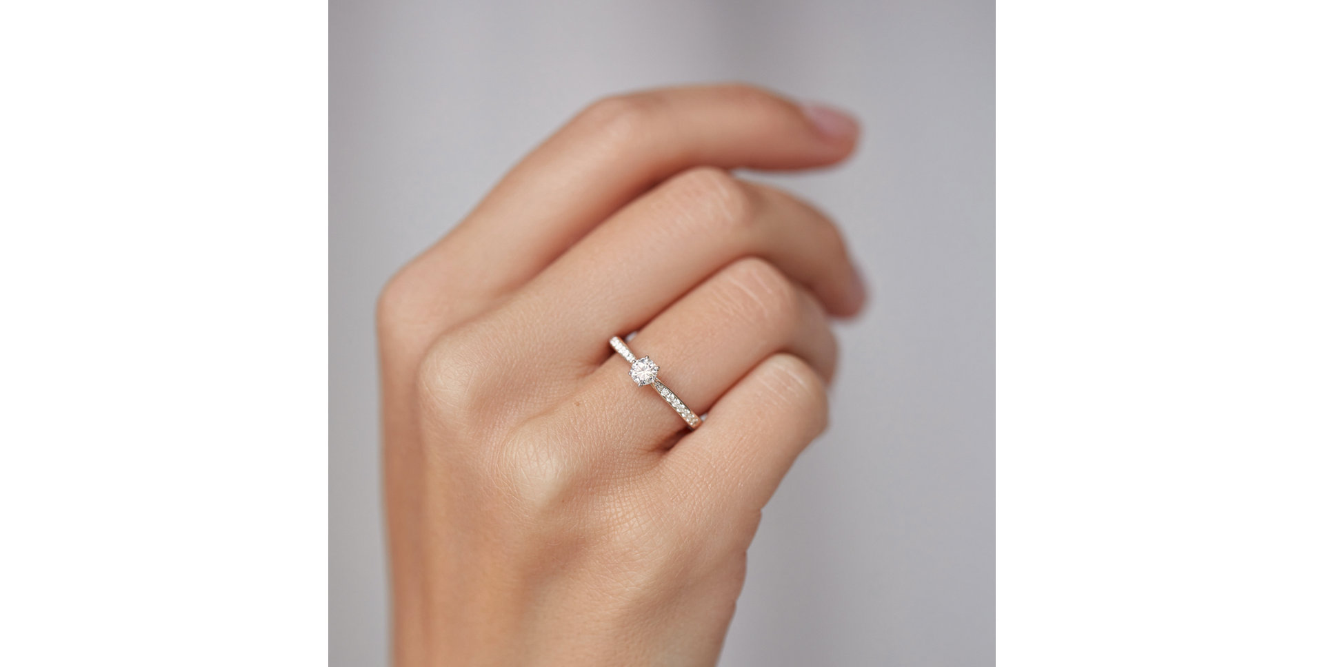 Prsteň s diamantmi Midnight Romance