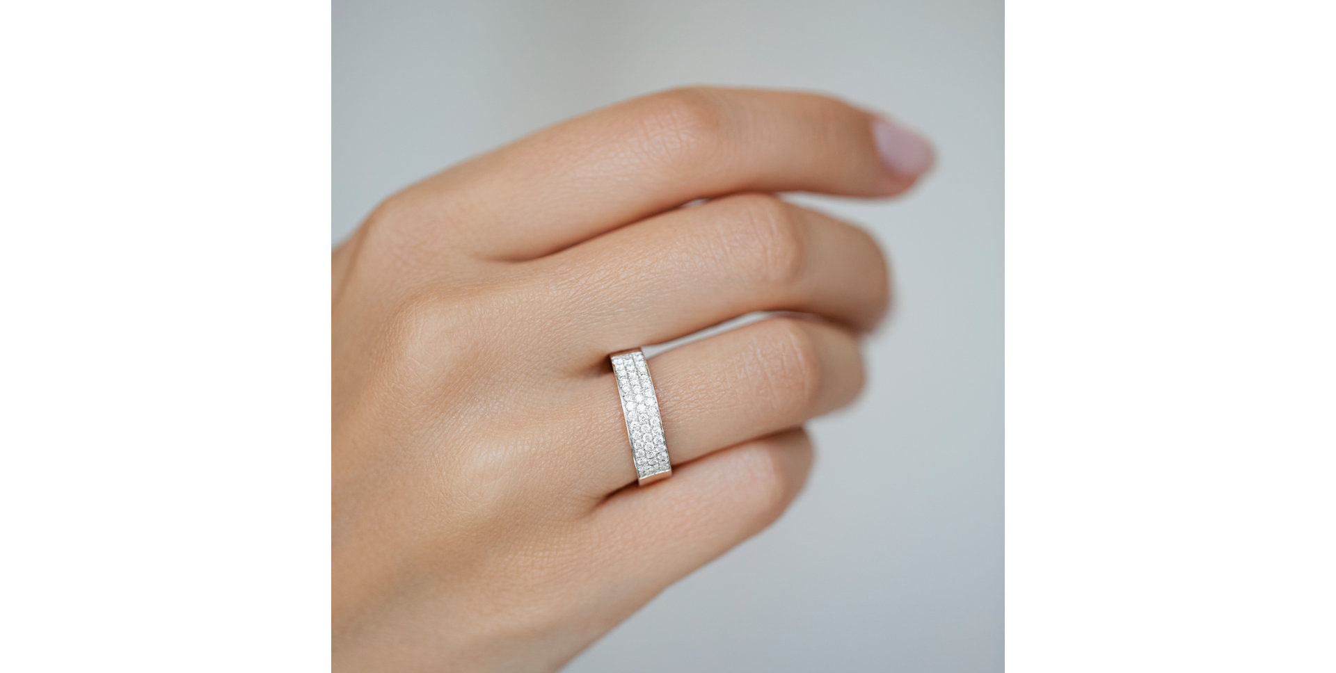 Prsteň s čiernymi diamantmi Inferno Sing