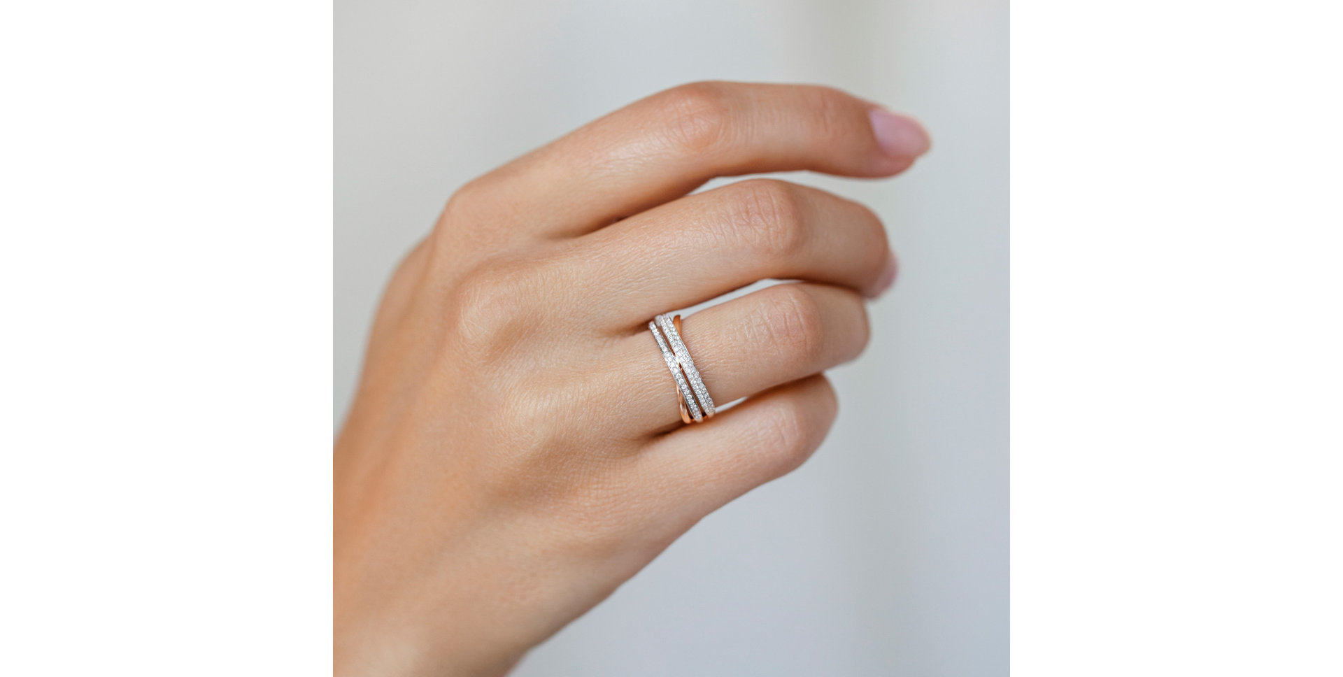 Prsteň s diamantmi Breathtaking Line