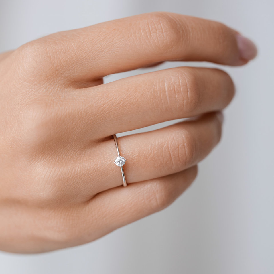 Prsteň s diamantom Love Glow