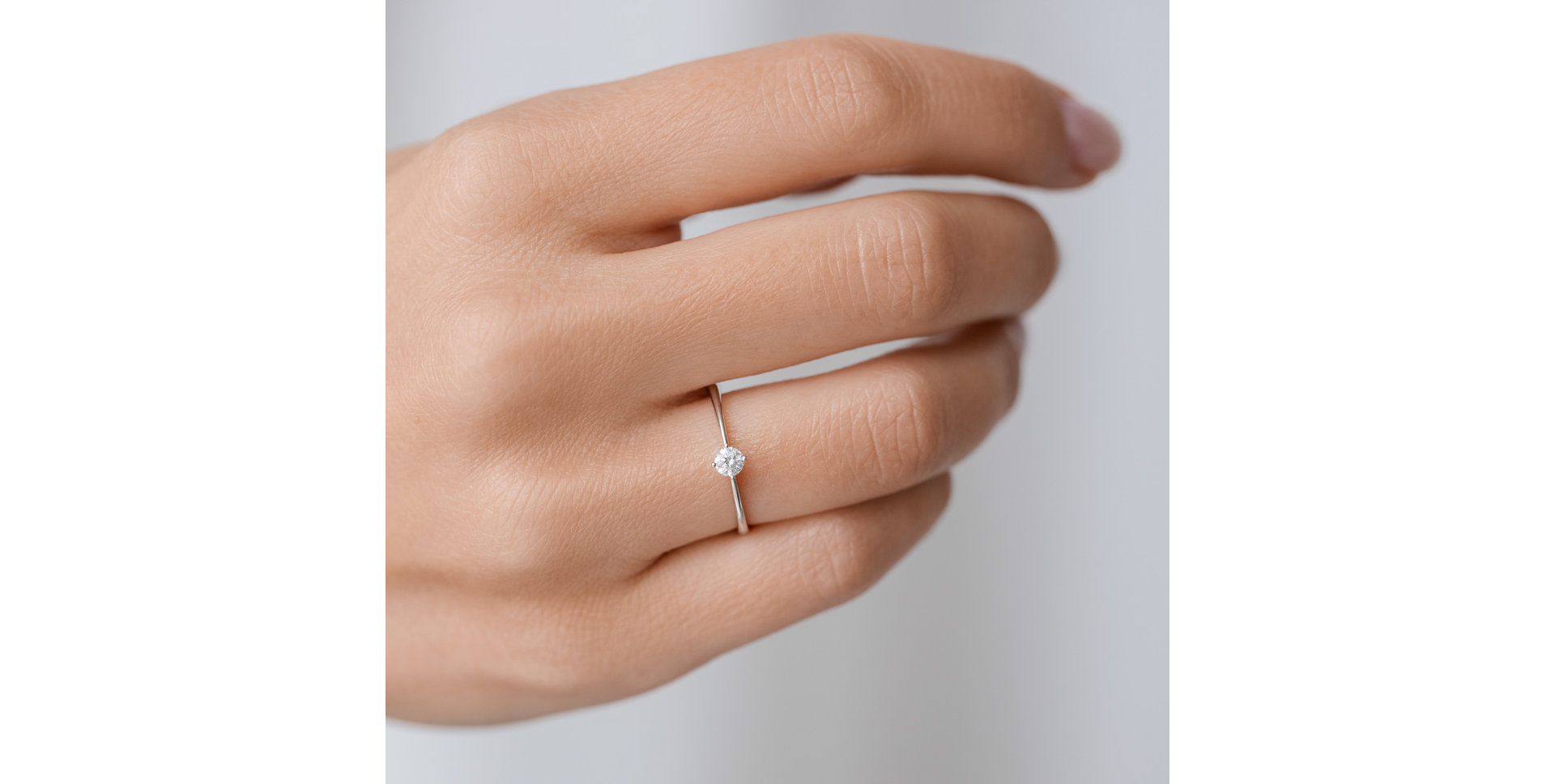 Prsteň s diamantom Love Glow