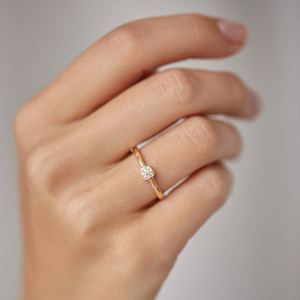 Prsteň s diamantom Seductive Glow