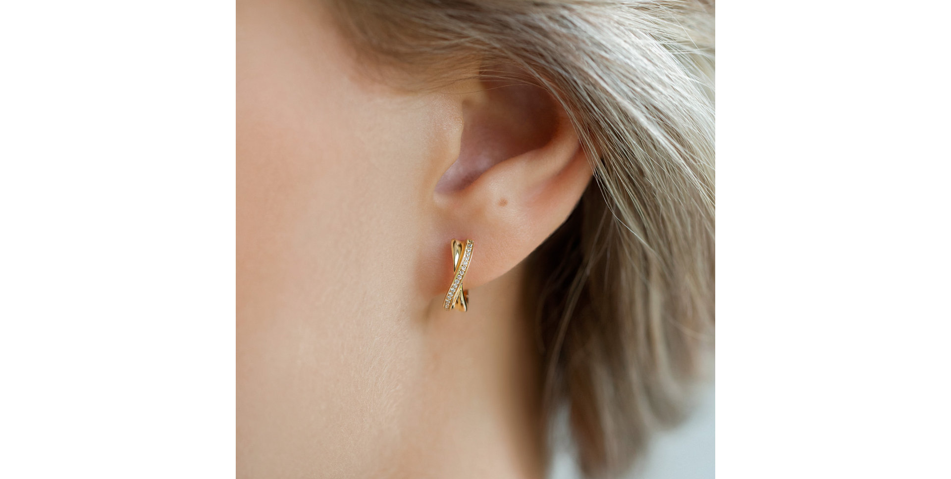 Náušnice s diamantmi Adriana