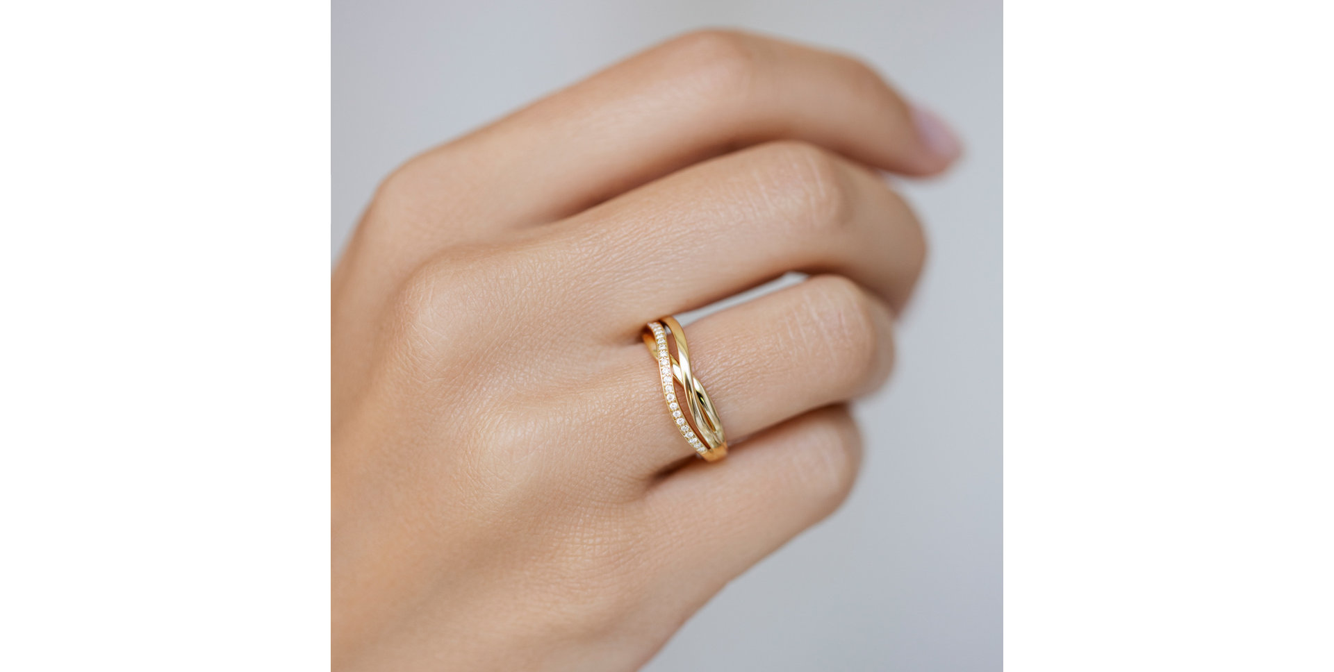 Prsteň s diamantmi Royal Rhythm