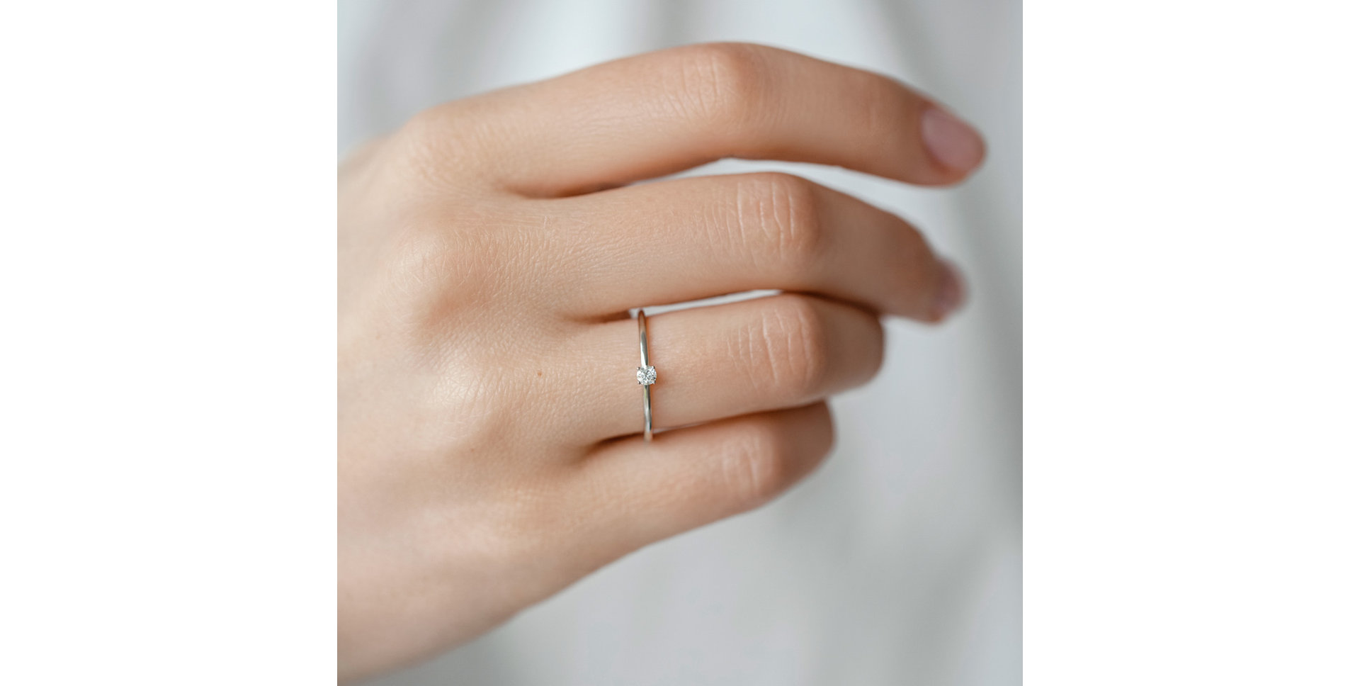 Prsteň s diamantom Divine Love