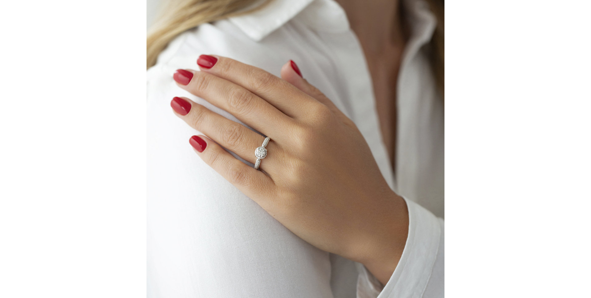 Prsteň s tanzanitom a diamantmi Isabelle