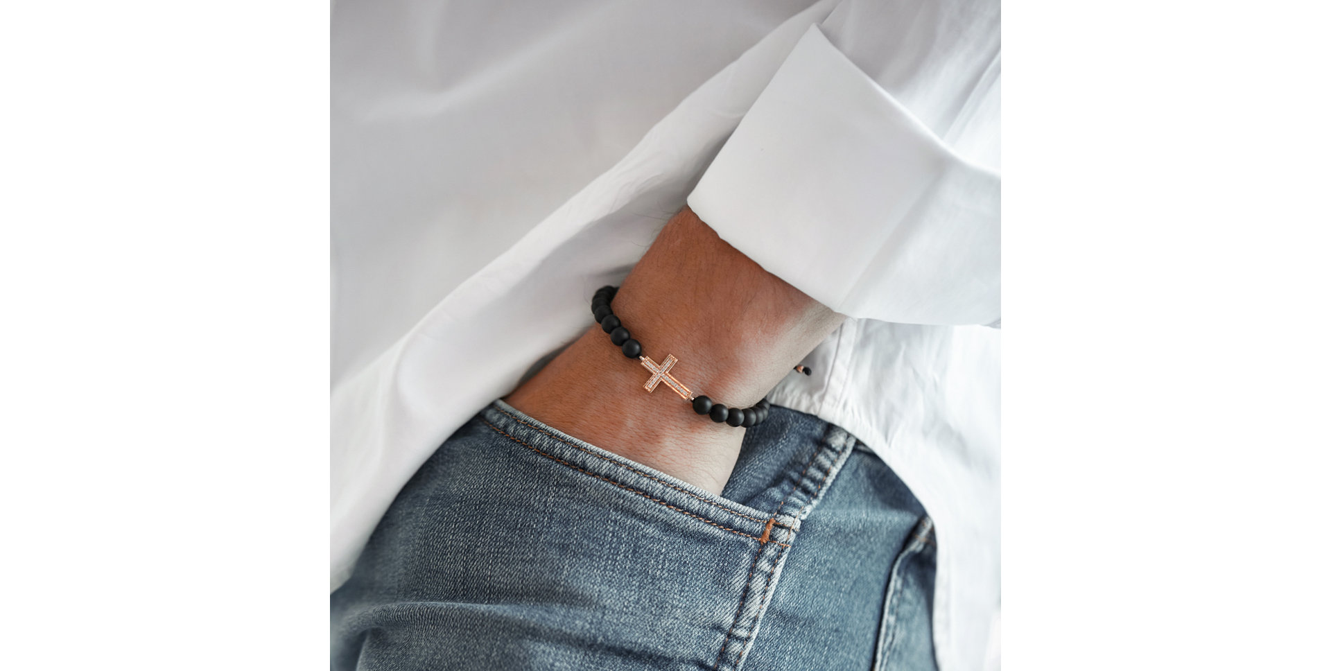 Náramok s diamantmi a achátmi Protective Talisman