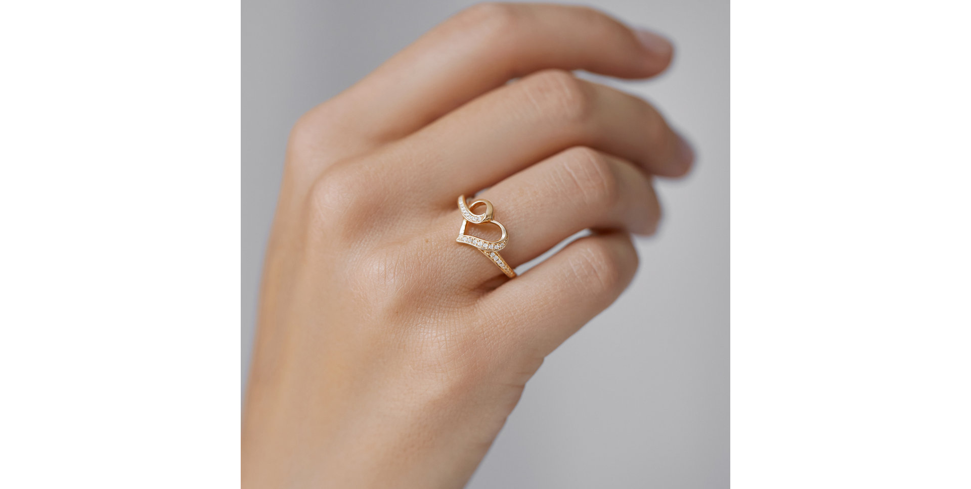 Prsteň s diamantmi Tangled Love