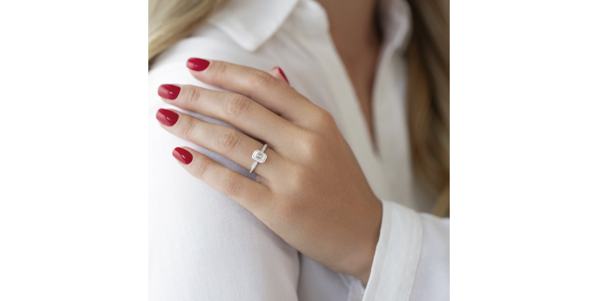 Prsteň s diamantmi Mysterious Time