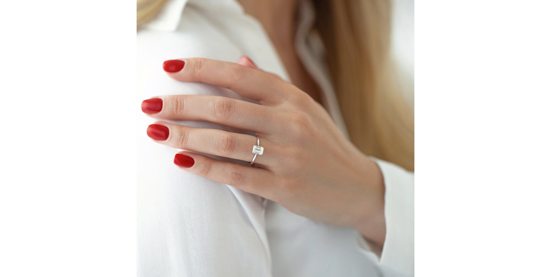 Prsteň s diamantom Sparkling Octave