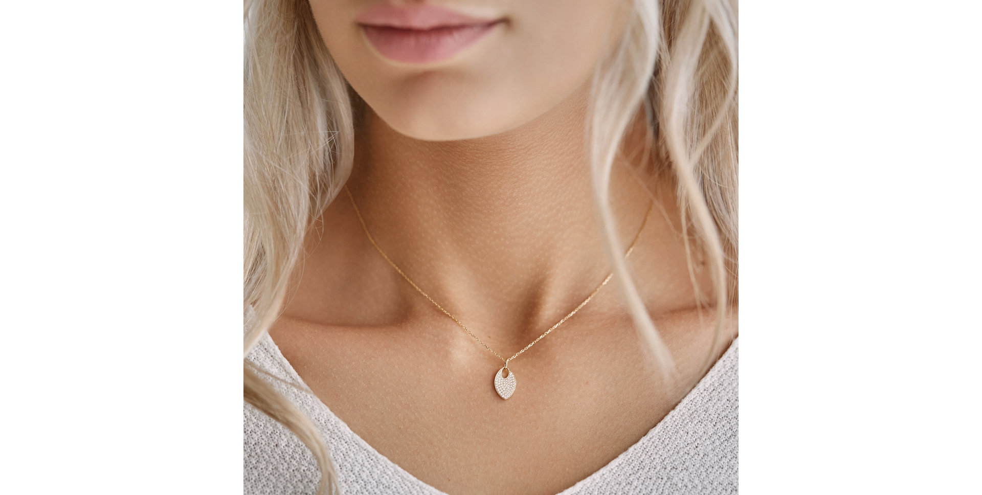 Přívěsok s diamantmi Endless Tear