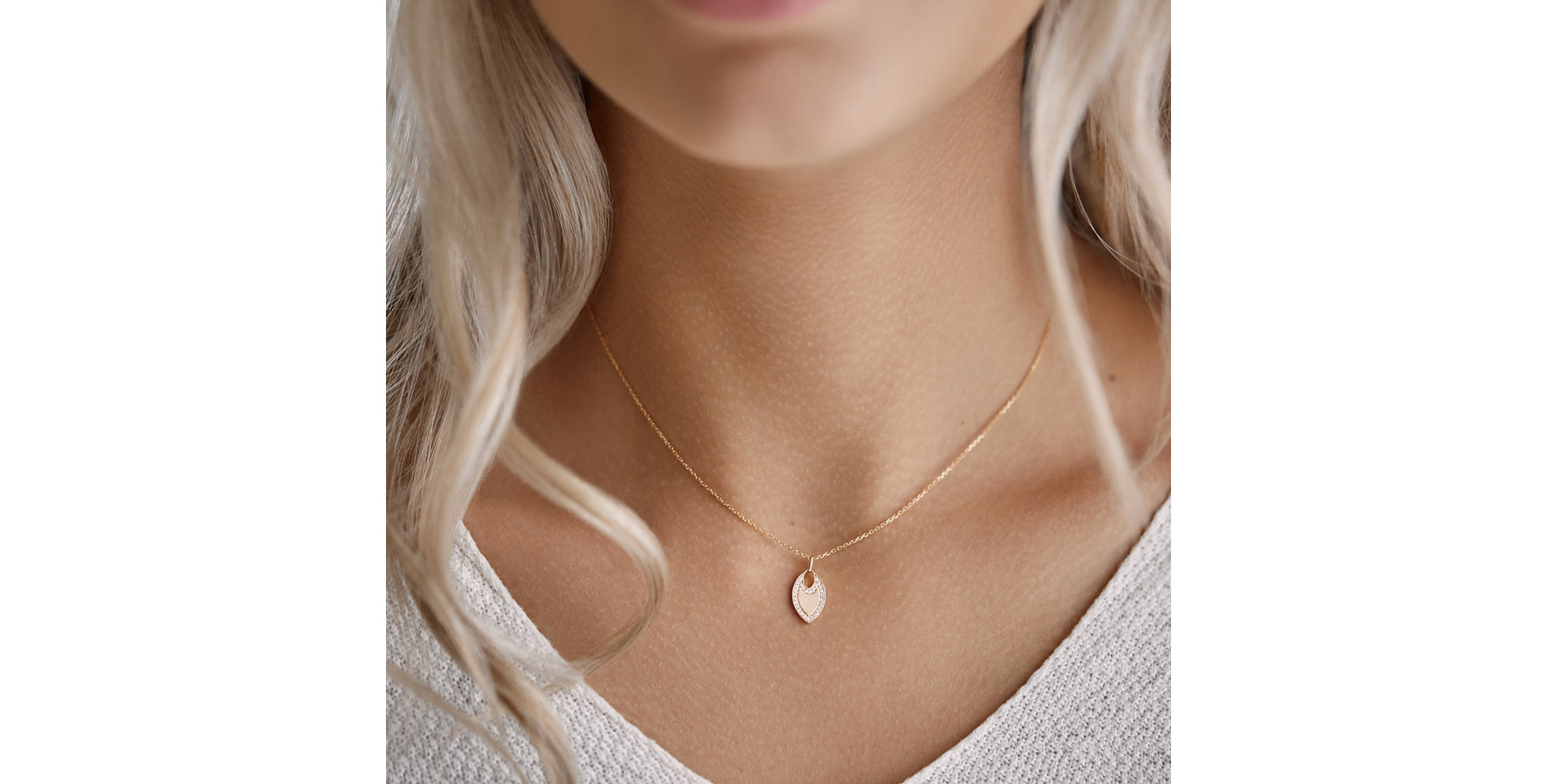 Přívěsok s diamantmi Endless Tear