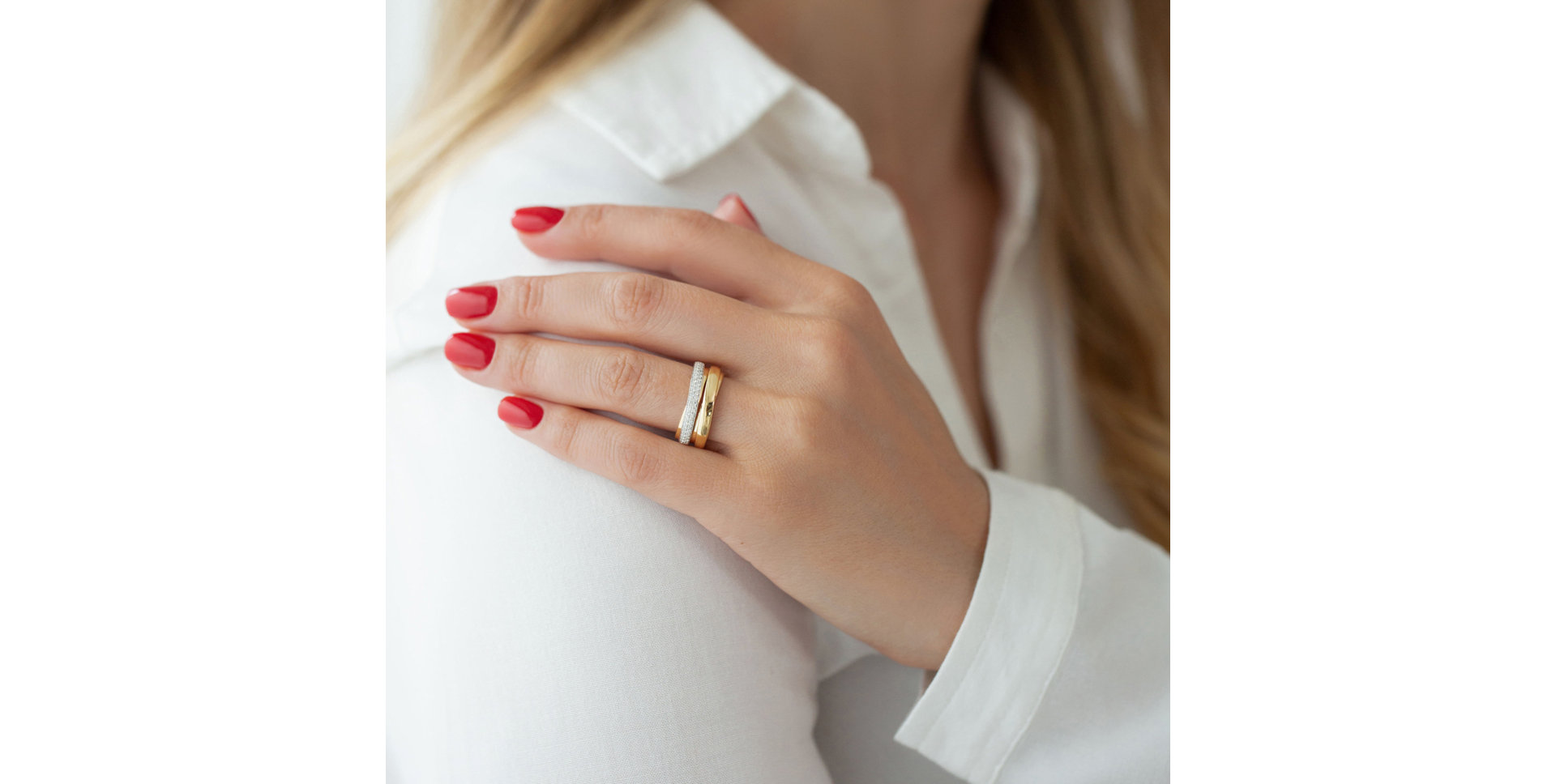 Prsteň s diamantmi Clotilde