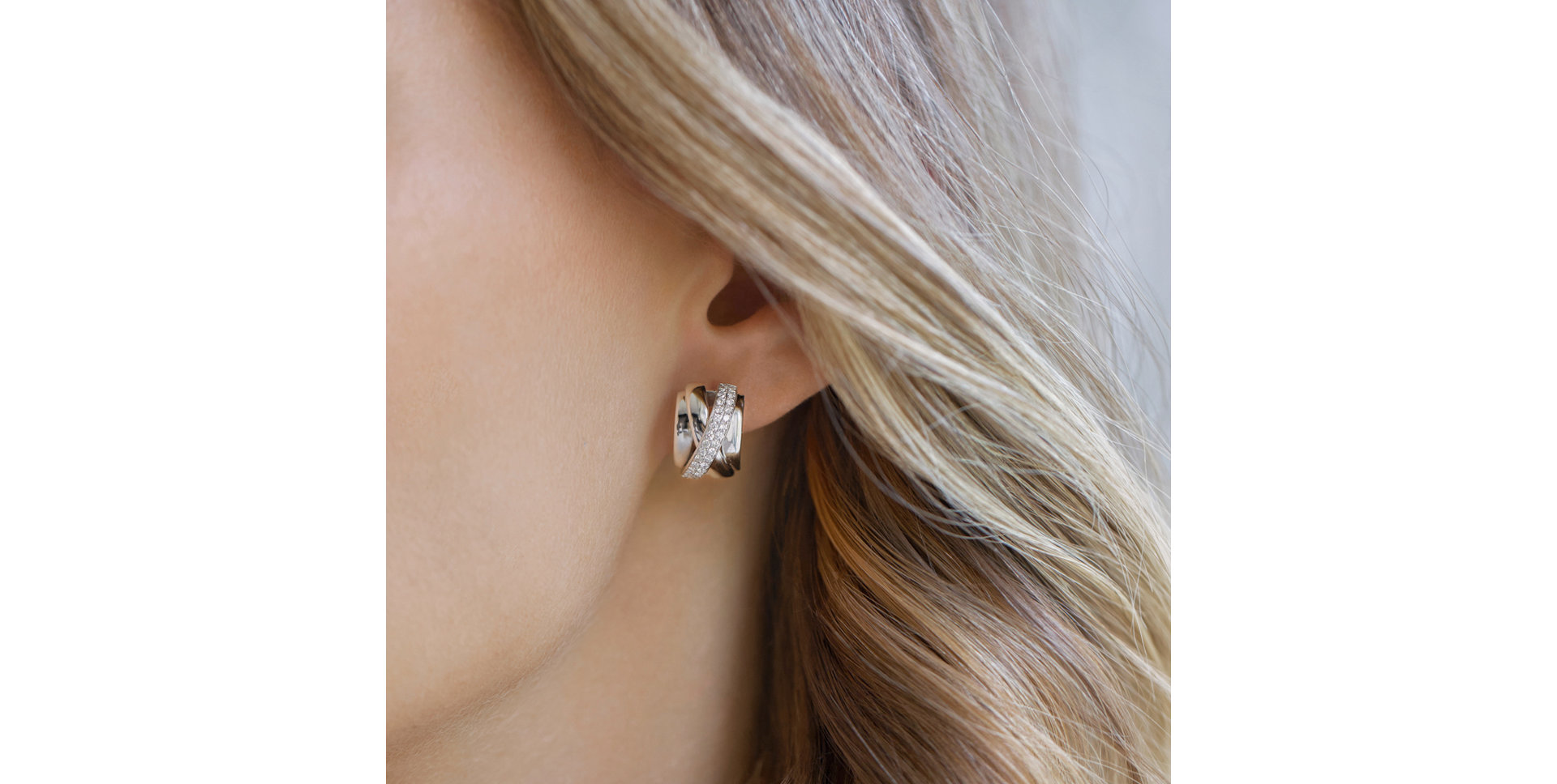 Náušnice s diamantmi Galaxy Signature