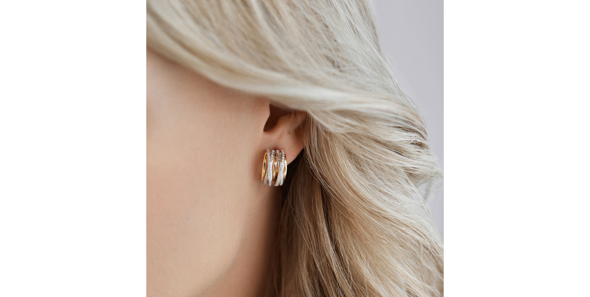 Náušnice s diamantmi Luxury Pleasure