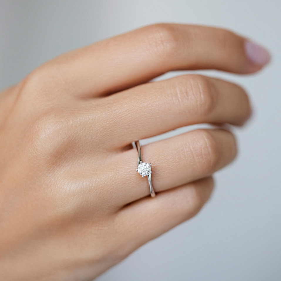 Prsteň s diamantom Vivid Love