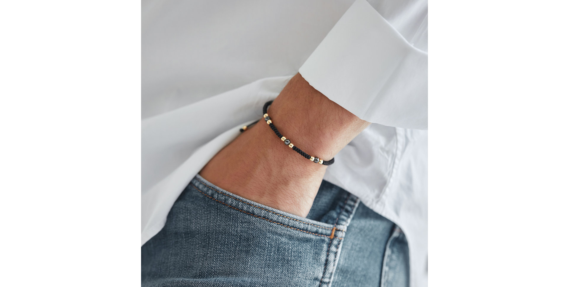 Náramok s čiernymi diamantmi Dark Spell