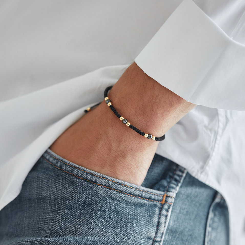 Náramok s čiernymi diamantmi Dark Spell