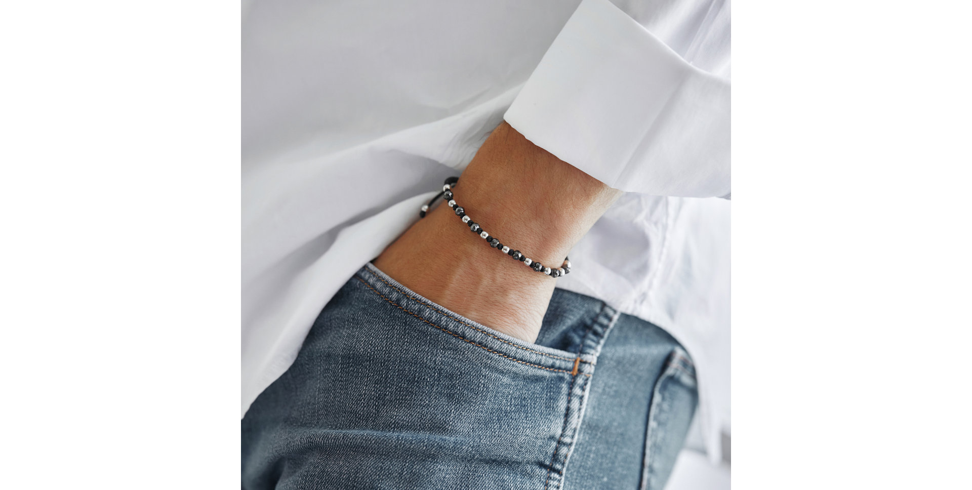 Náramok s čiernymi diamantmi Dark Magic