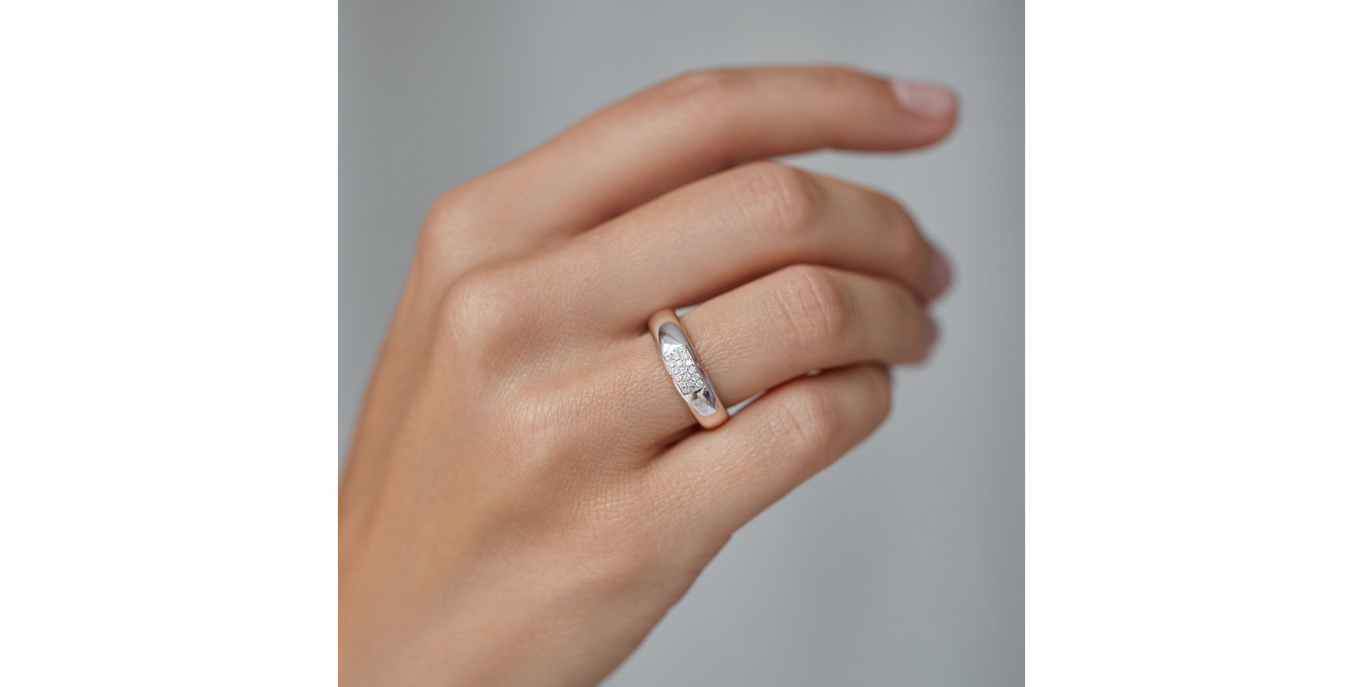 Prsteň s diamantmi Princess Touch