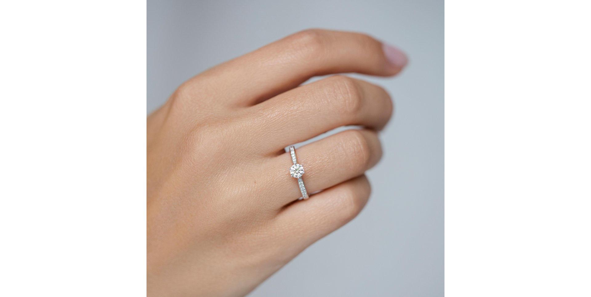 Prsteň s diamantmi Midnight Romance