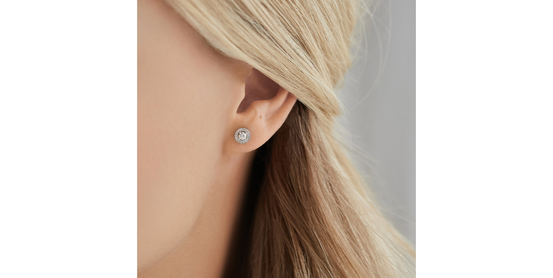 Náušnice s diamantmi Sparkling Rain