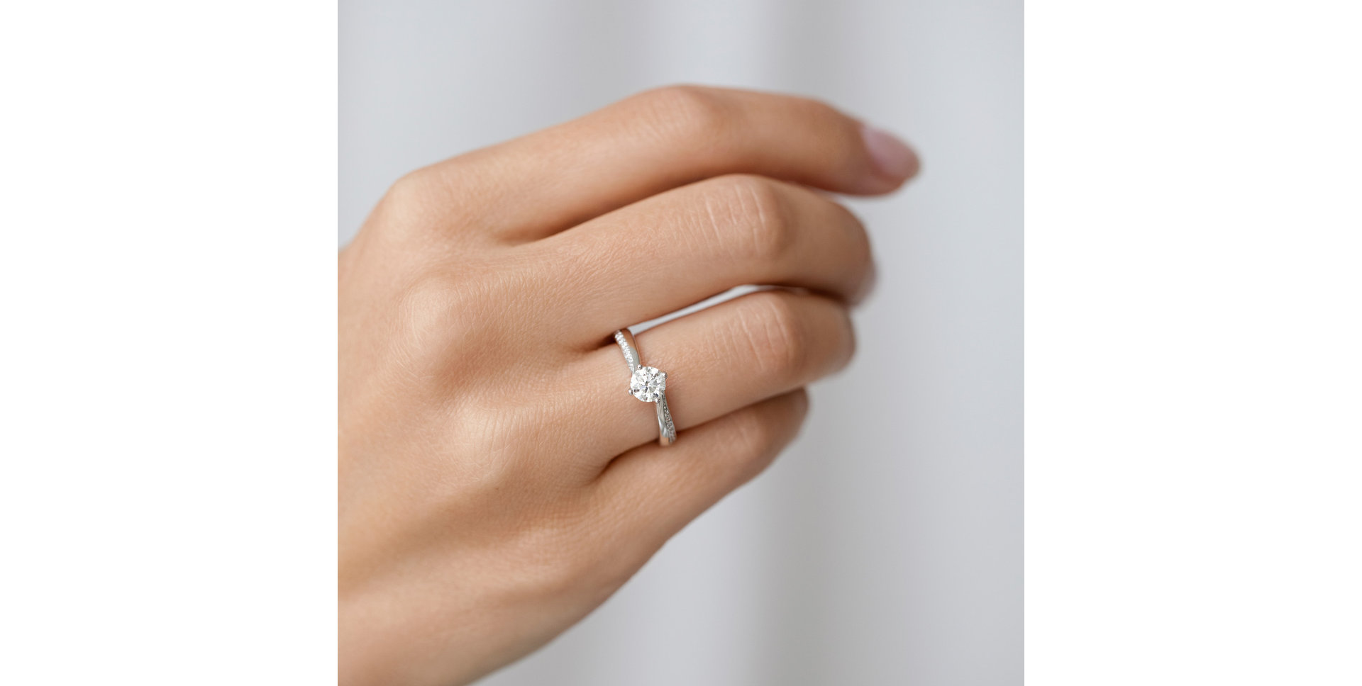 Prsteň s diamantmi Shiny Poetry