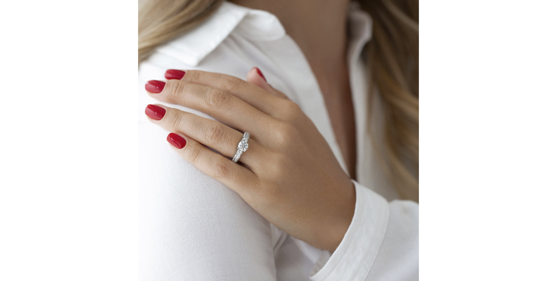 Prsteň s diamantmi Elliott