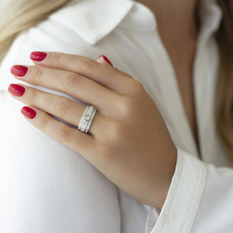 Prsteň s diamantmi Precious Passion