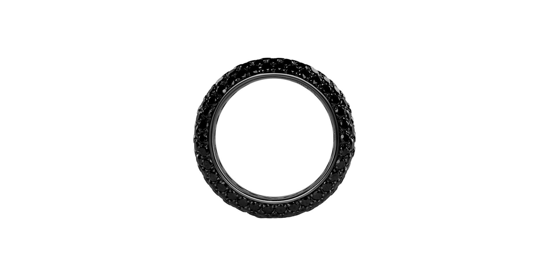 Prsteň s čiernymi diamantmi Euanthe