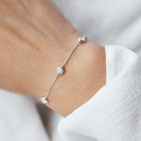 Náramok s diamantmi Sparkling Dots