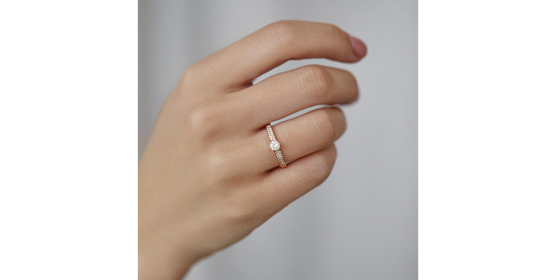 Prsteň s diamantmi Sparkling Romance