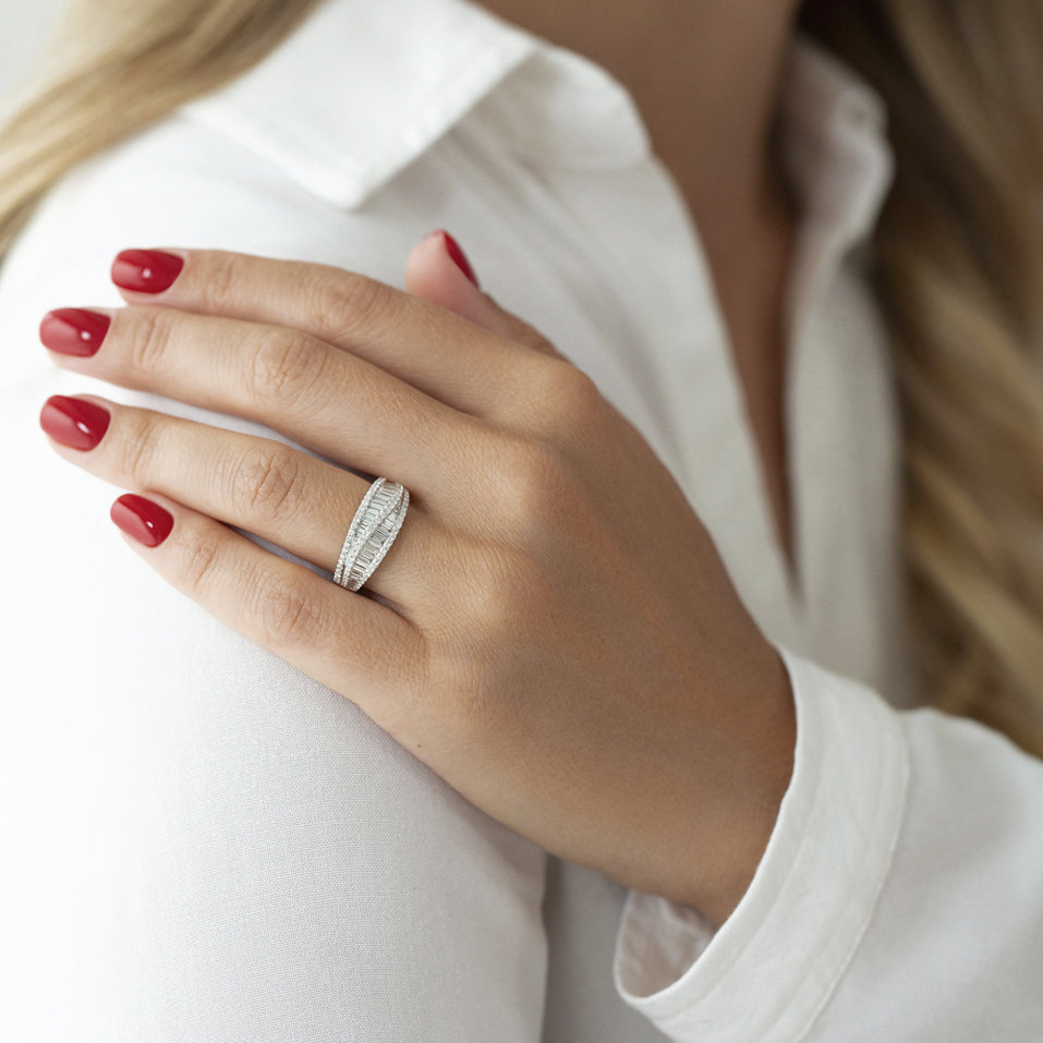 Prsteň s diamantmi Princess Luciana