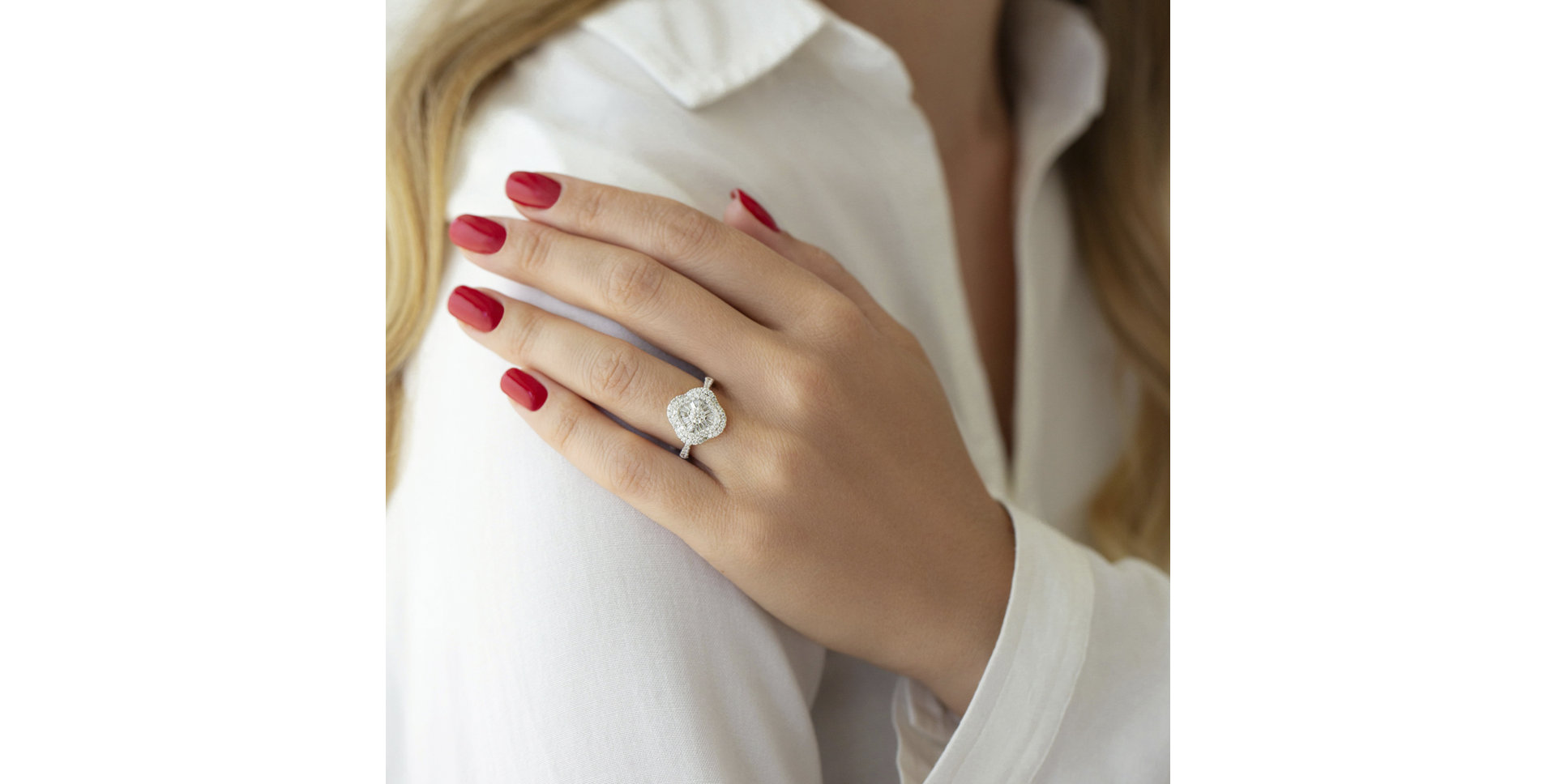 Prsteň s diamantmi Duchess Leandra