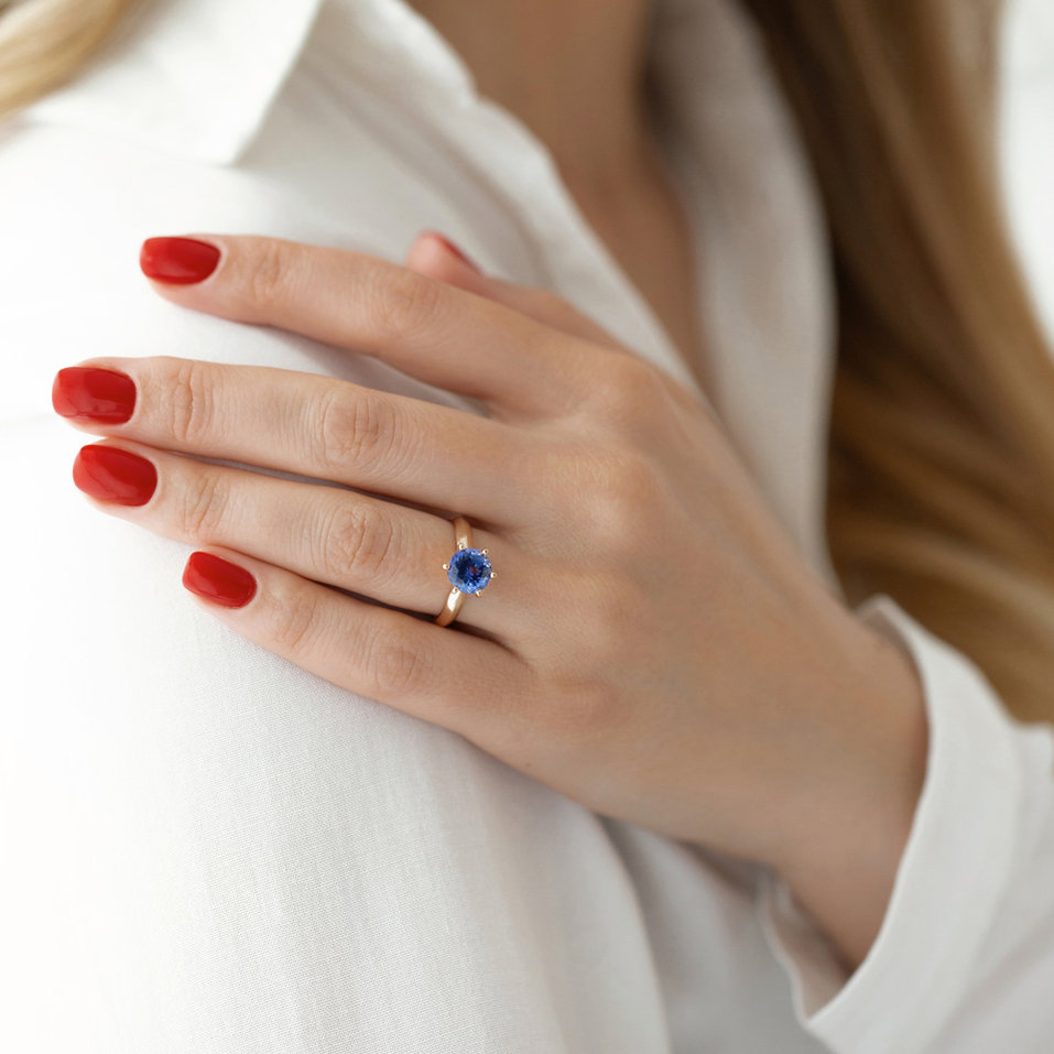 Prsteň s tanzanitom Eternal Joy