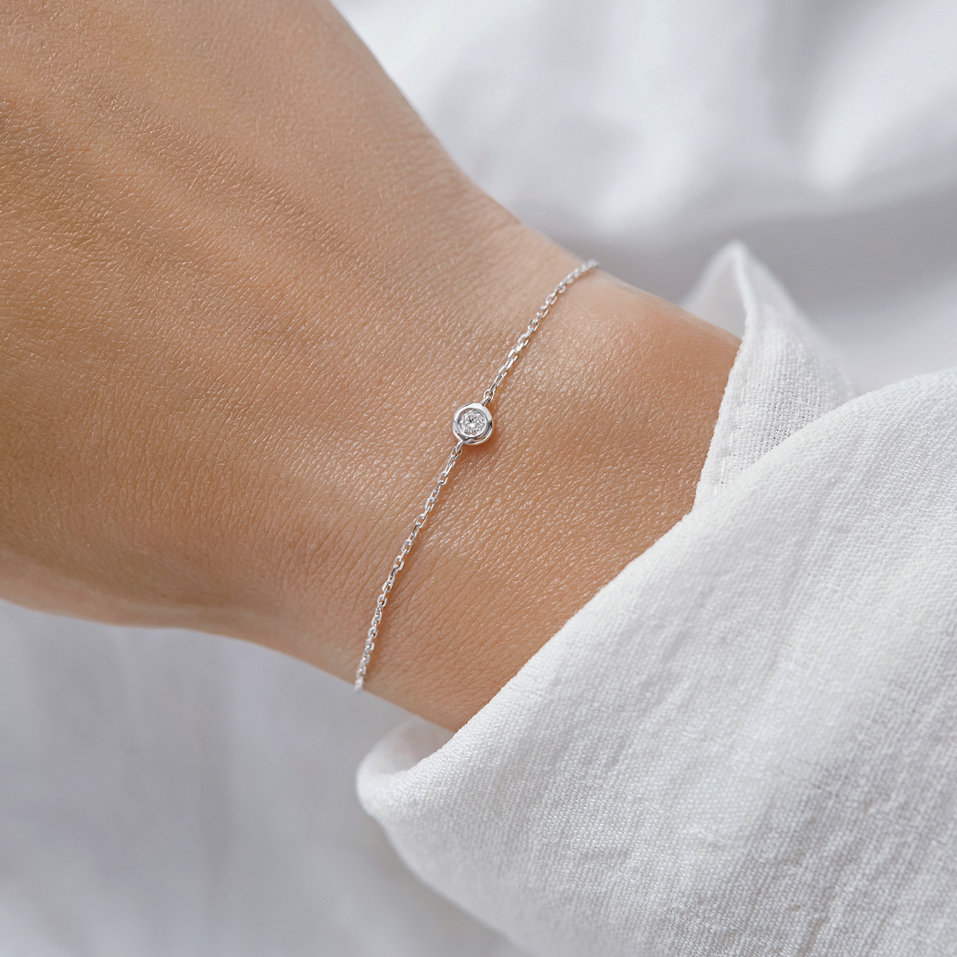 Náramok s diamantom Sparkling Dot