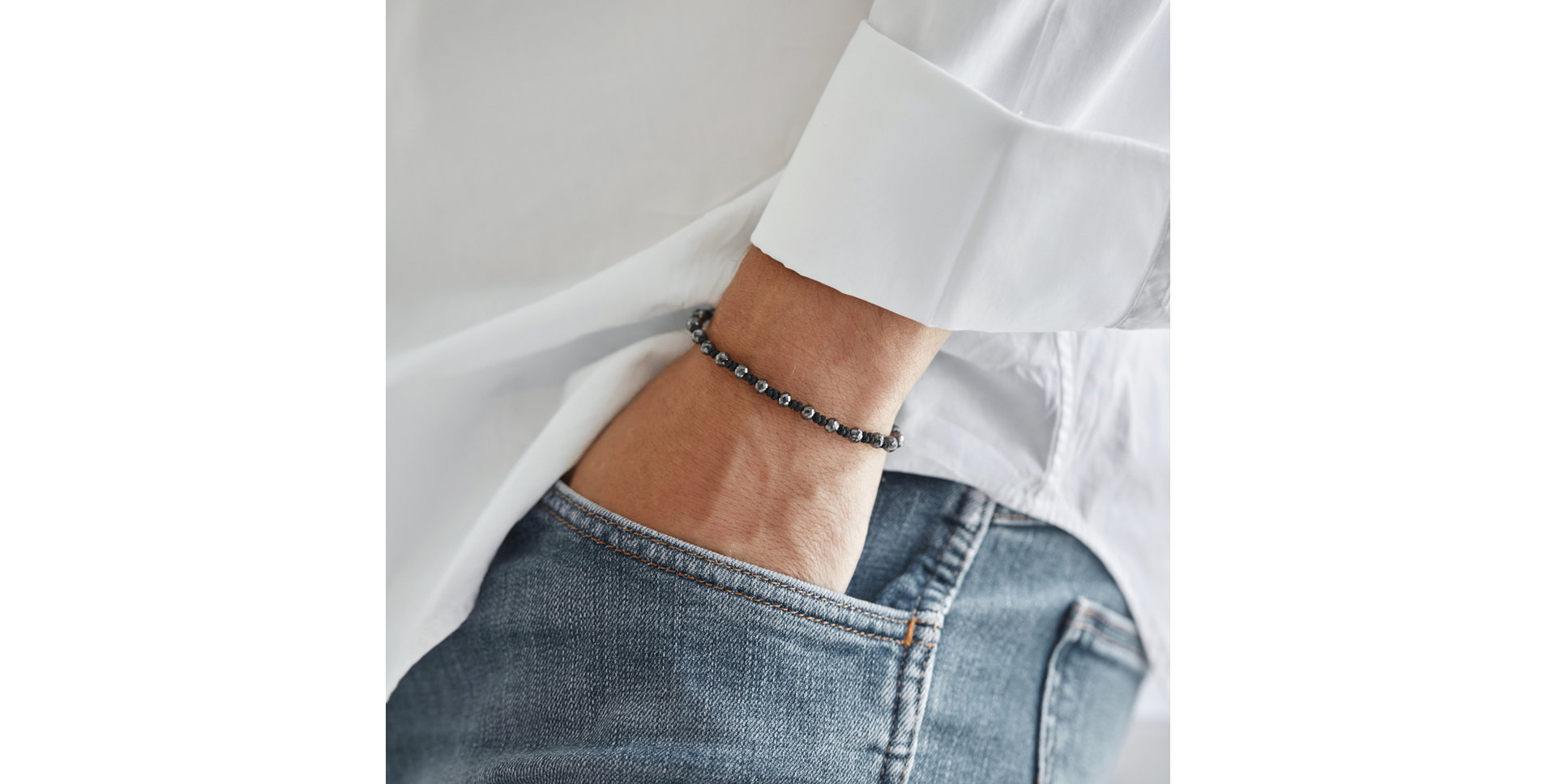 Náramok s čiernymi diamantmi Dark Night