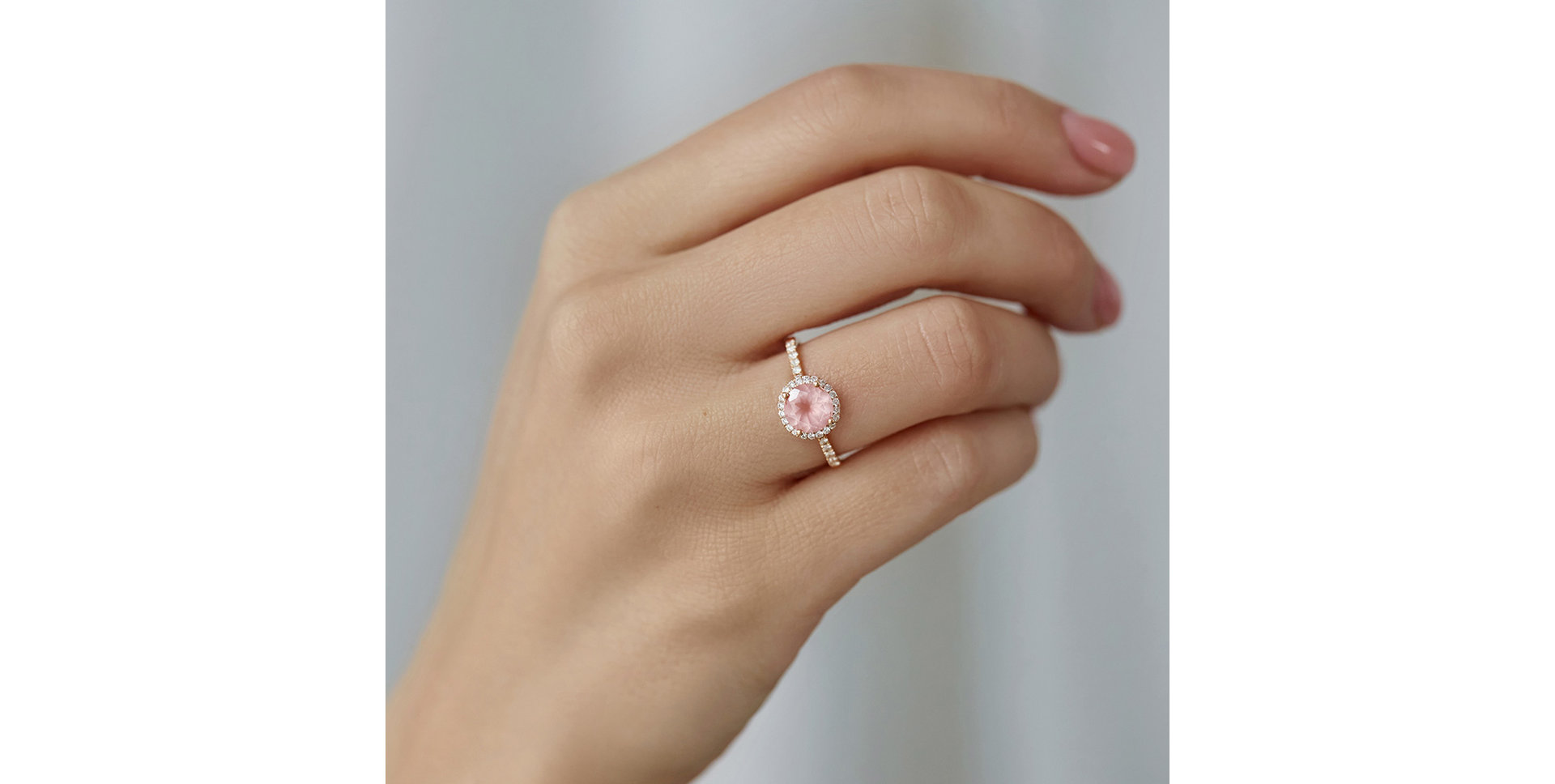 Prsteň s turmalínom a diamantmi Noble Lagoon