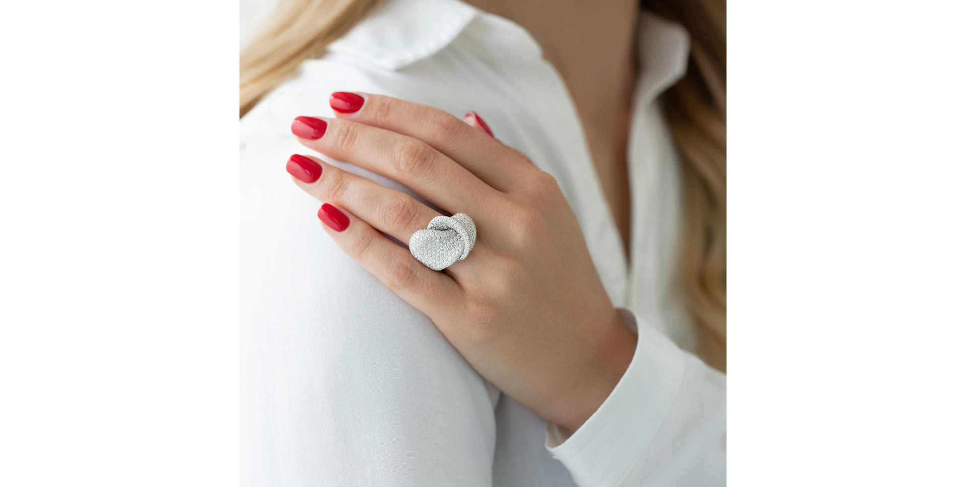 Prsteň s diamantmi Chrissi