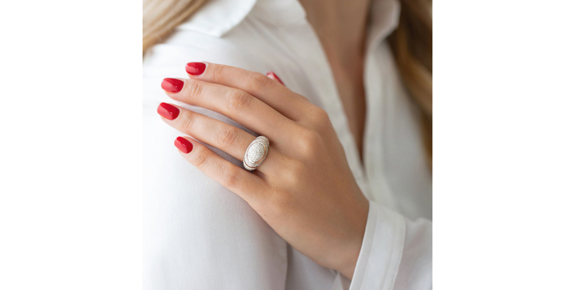 Prsteň s diamantmi Brilliant Sin