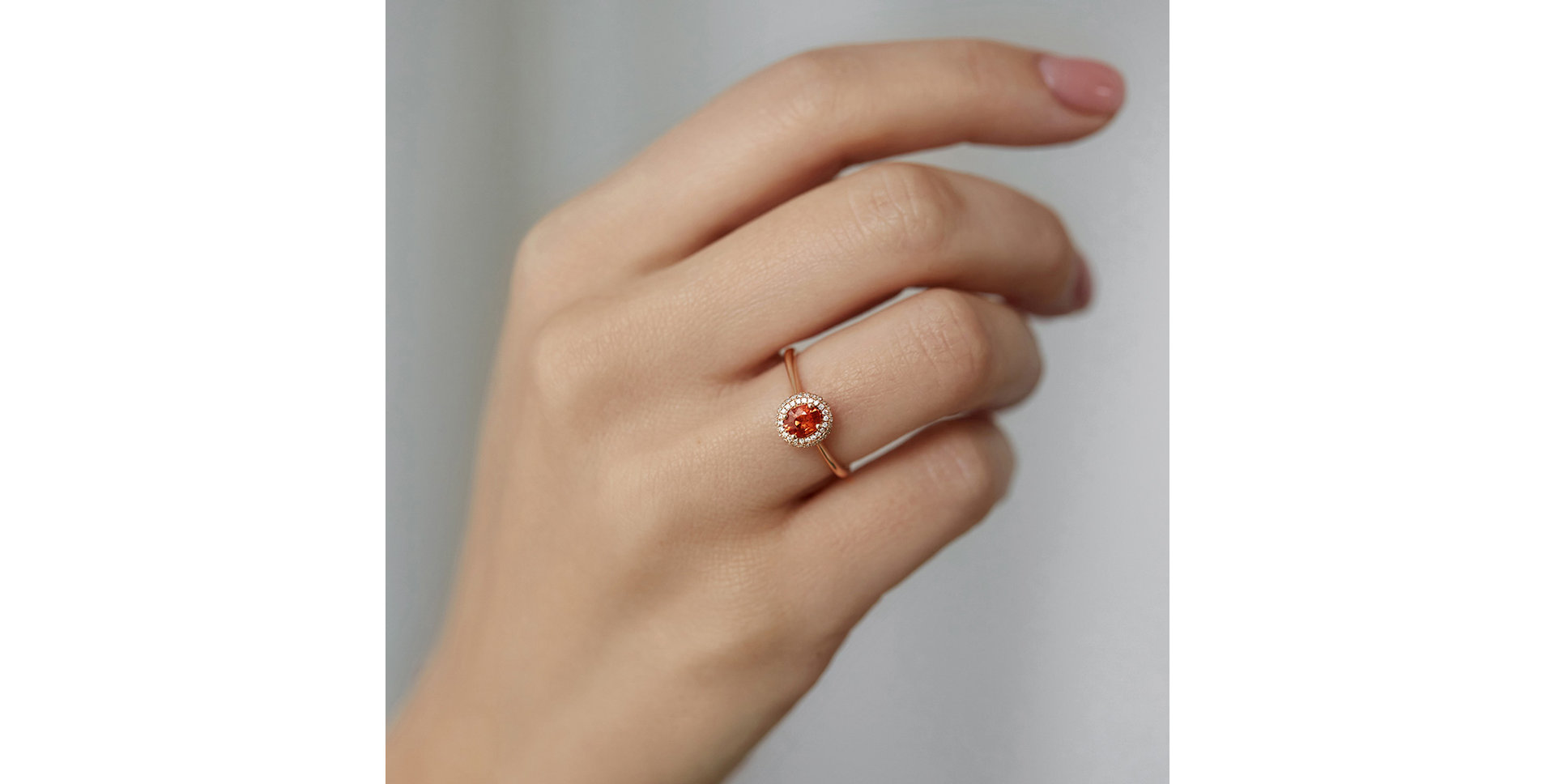 Prsteň so zafírom a diamantmi Bridgette