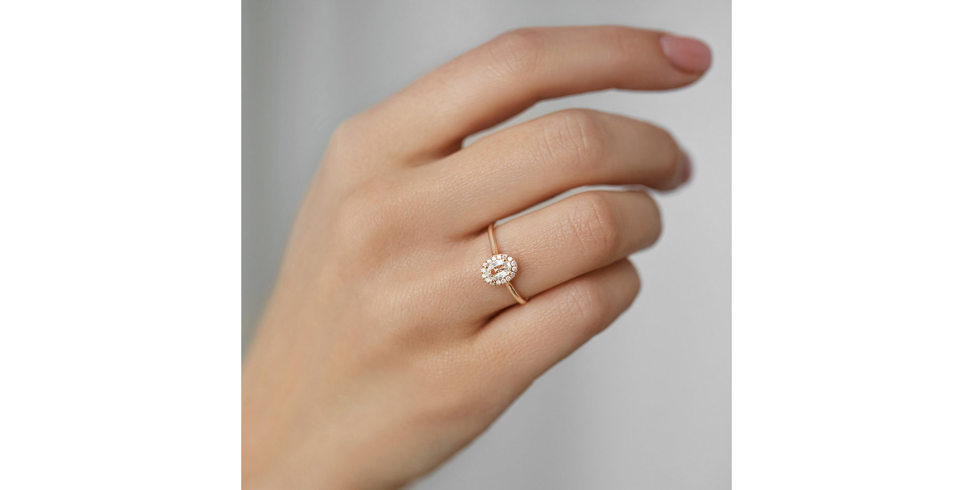 Prsteň s zafírom a diamantmi Princess Wish