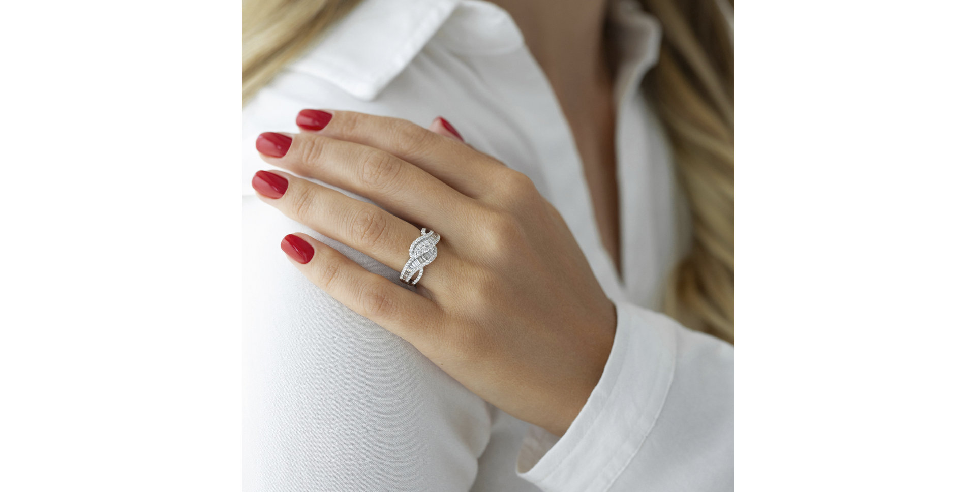 Prsteň s diamantmi La Belladona