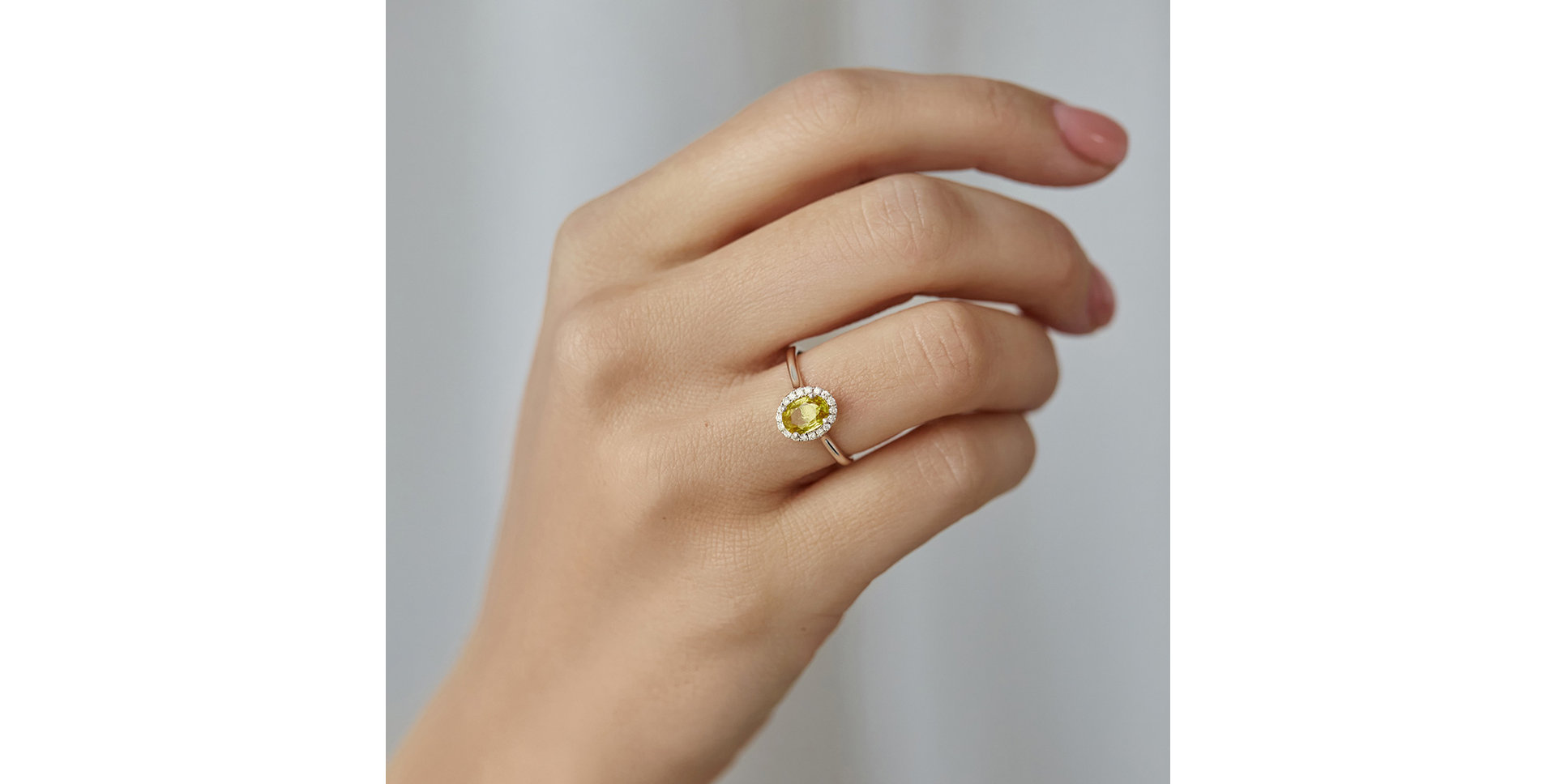 Prsteň s zafírom a diamantmi Princess Wish