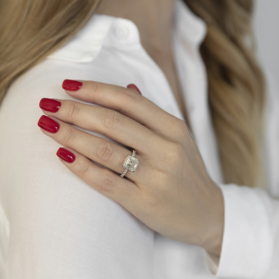 Prsteň s diamantmi Realm Lord