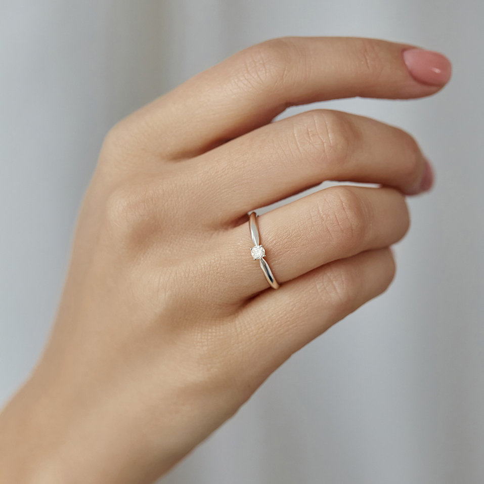 Prsteň s diamantom One Love