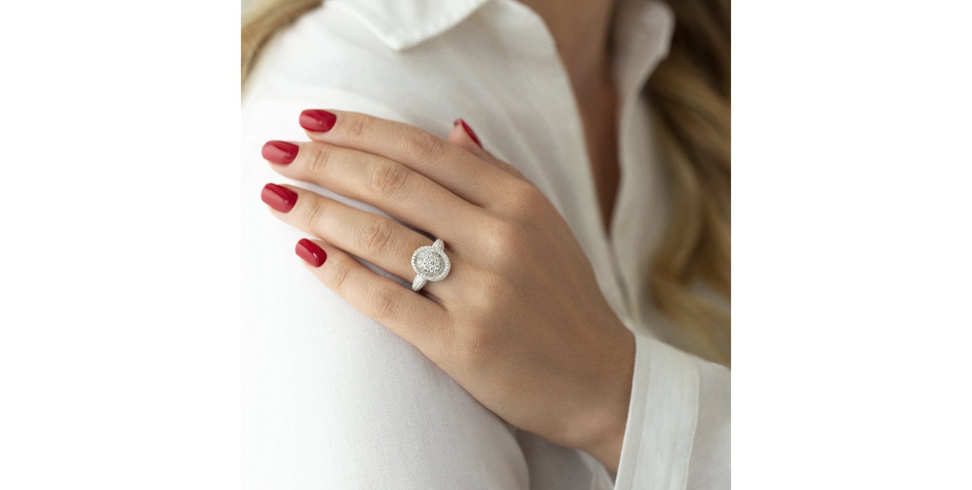 Prsteň s diamantmi Willow