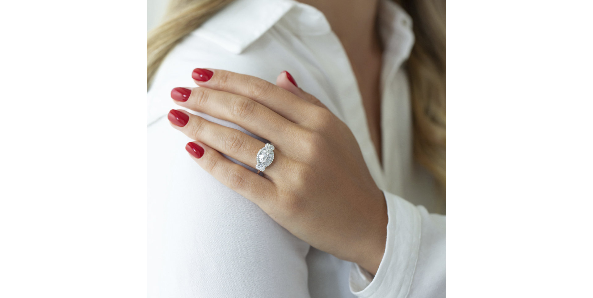 Prsteň s diamantmi Nancy